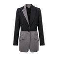 ALEXANDER MCQUEEN TWO PIECE PLAID AND PINSTRIPED SUIT - SIZE 36