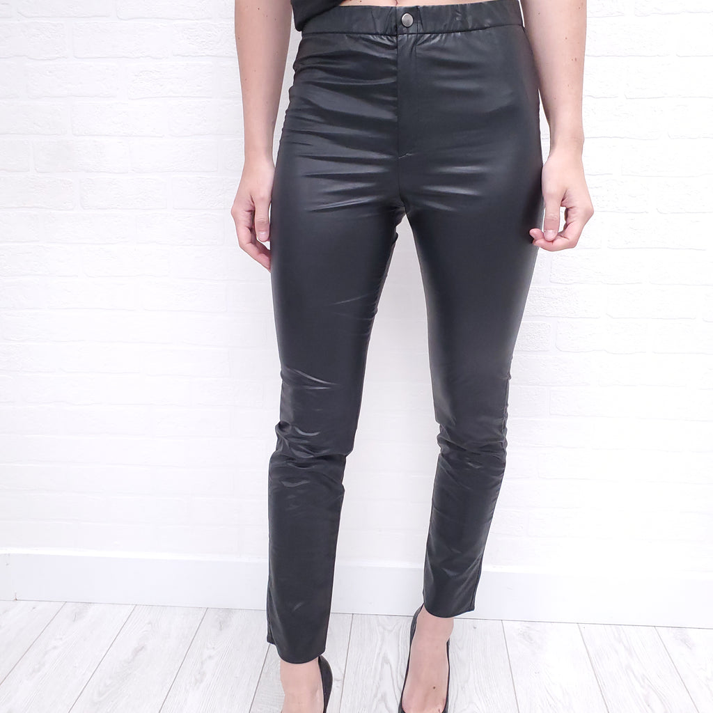 ISABEL MARANT ETOILE FAUX LEATHER PANTS - SIZE 38 ($610)