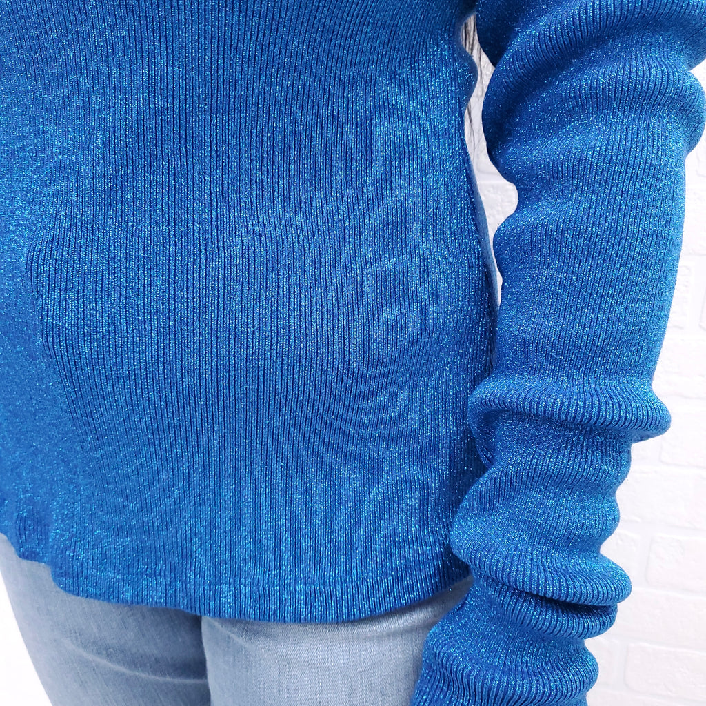 MM6 MAISON MARGIELA LUREX RIB TURTLENECK - SIZE M