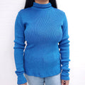 MM6 MAISON MARGIELA LUREX RIB TURTLENECK - SIZE M