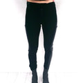 HAIDER ACKERMANN BLACK VELVET AND LEATHER TUXEDO PANT ($2250) - SIZE 36