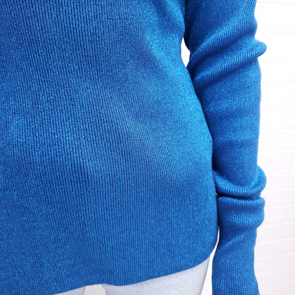 MM6 MAISON MARGIELA LUREX RIB TURTLENECK - SZE S