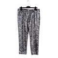 ALEXANDRE VAUTHIER SILVER AND BLACK ANIMAL SEQUIN PANTS - SIZE 31