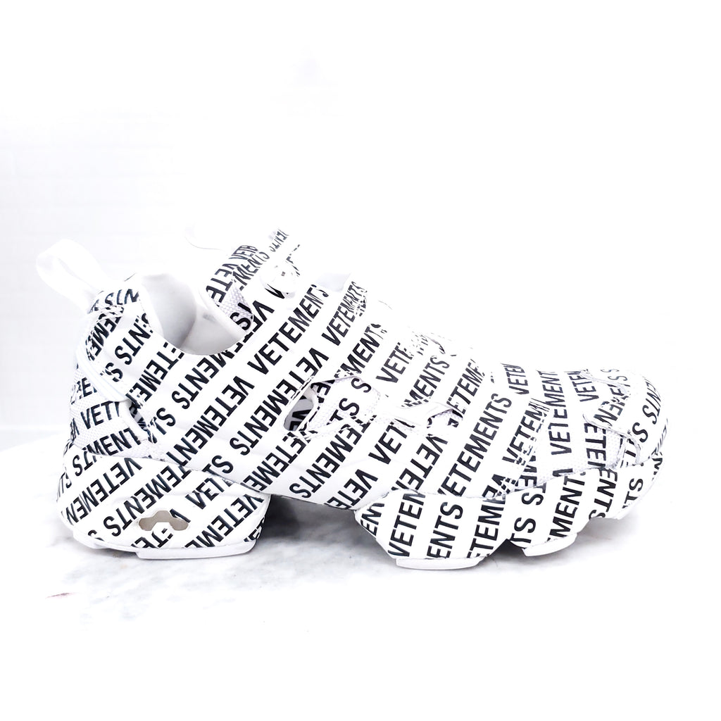 VETEMENTS X REEBOK LOGO SNEAKERS - SIZE 37.5