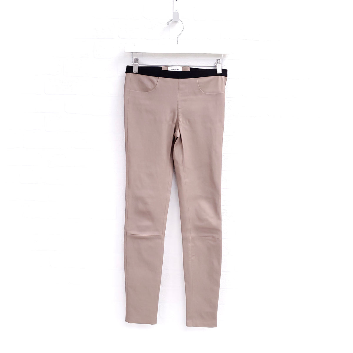 HELMUT LANG LEATHER PANTS - SIZE 0